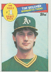 1985 Topps Baseball Cards      281     Tim Belcher FDP RC